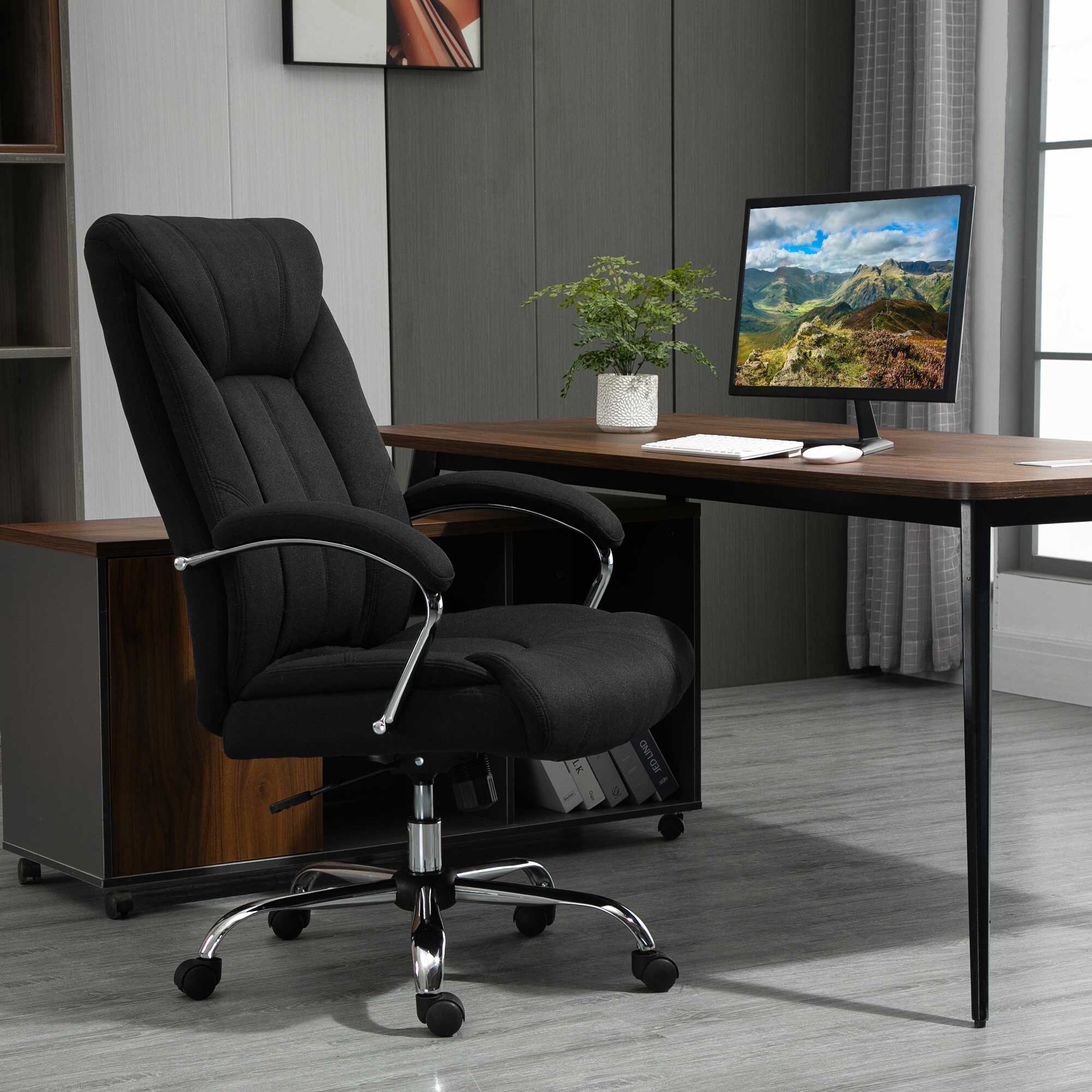 Ergonomic High Back Adjustable PC Desk Office Chair