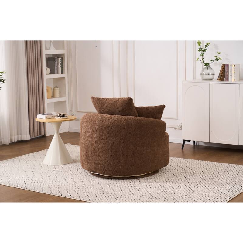 Single Seat Full Sponge Compression Swivel Chair Single Sofa