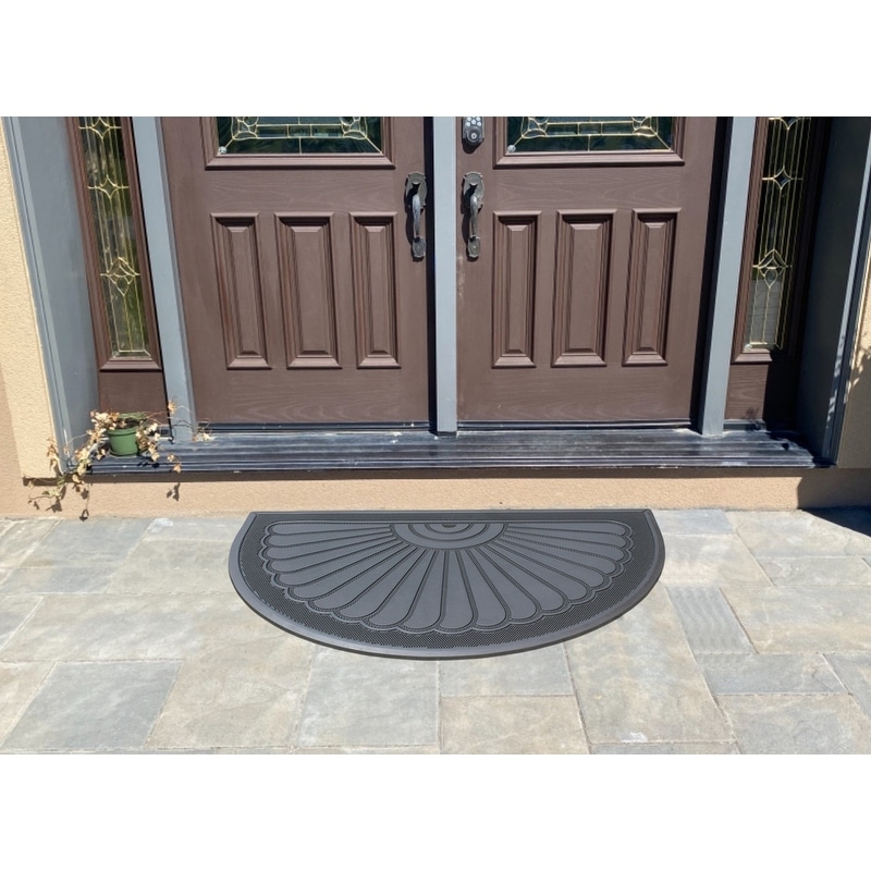Color&Geometry Front Double Door Mats Outdoor: Large Doormat for Outside  Entry Home Entrance Back Porch Patio Waterproof | Heavy Duty Non-Slip