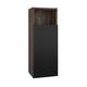 Option Black + Dark Walnut