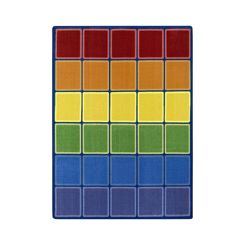 Color - durable soft decorative rug for home, living room & bedroom - 7' x 7' Round