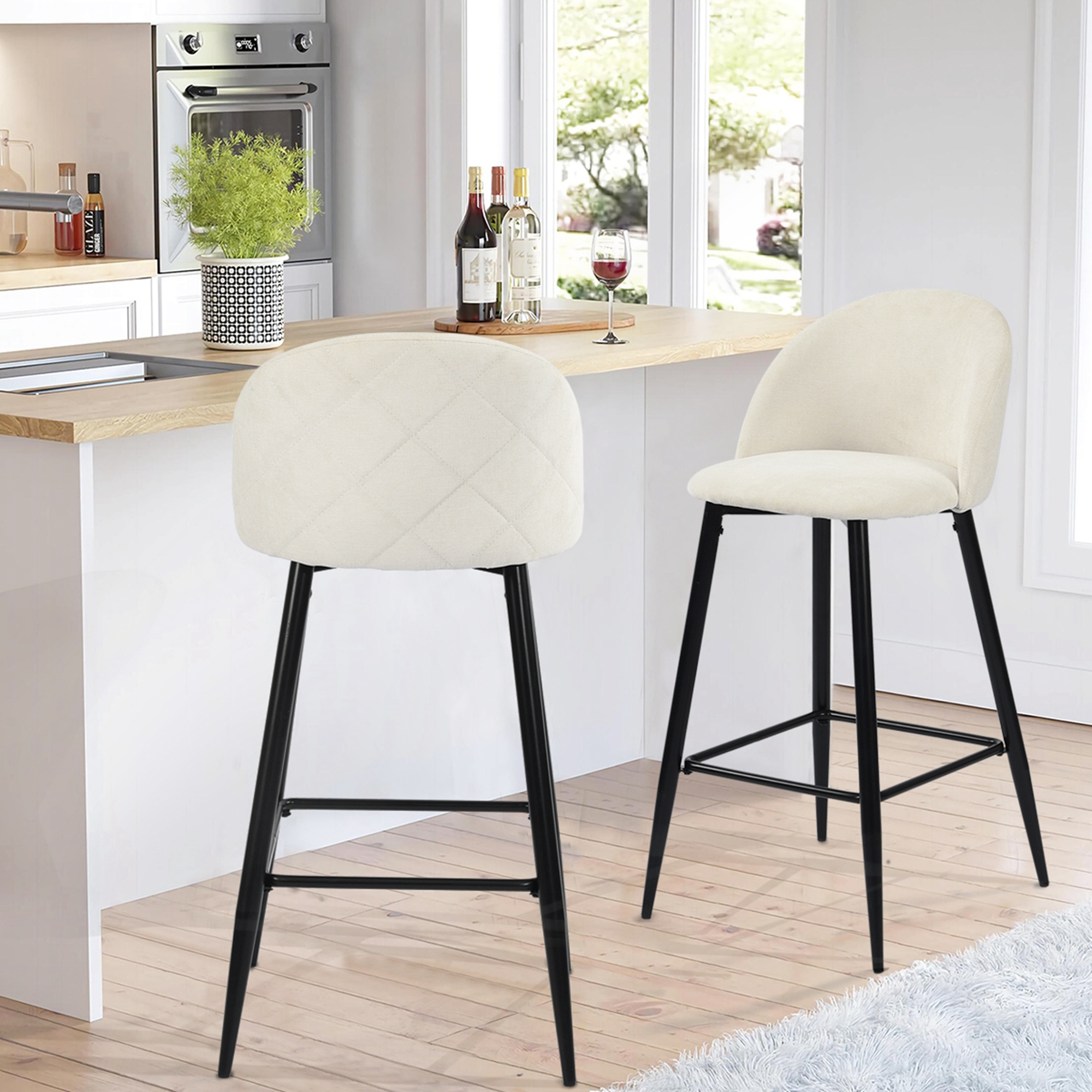 Cream bar stool 2025 chairs