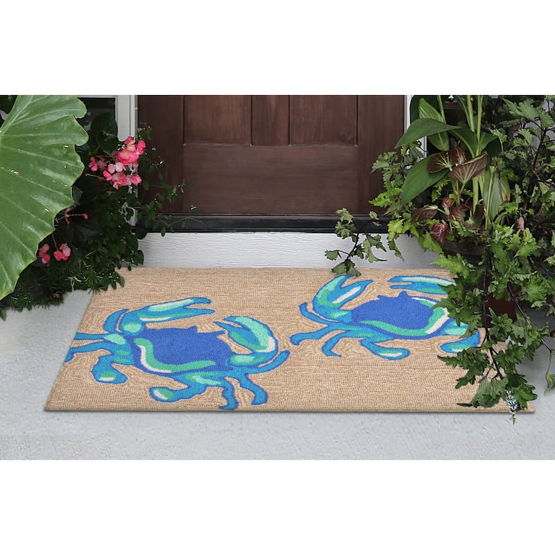 Liora Manne Frontporch Crabs Indoor/Outdoor Mat