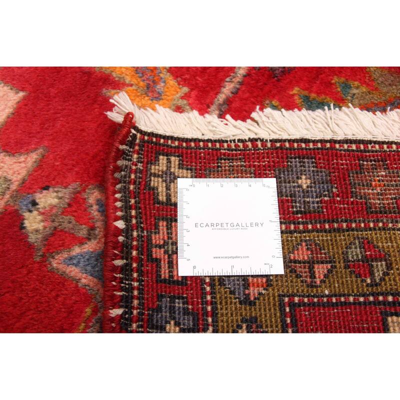 ECARPETGALLERY Hand-knotted Konya Anatolian Red Wool Rug - 4'11 x 11'1