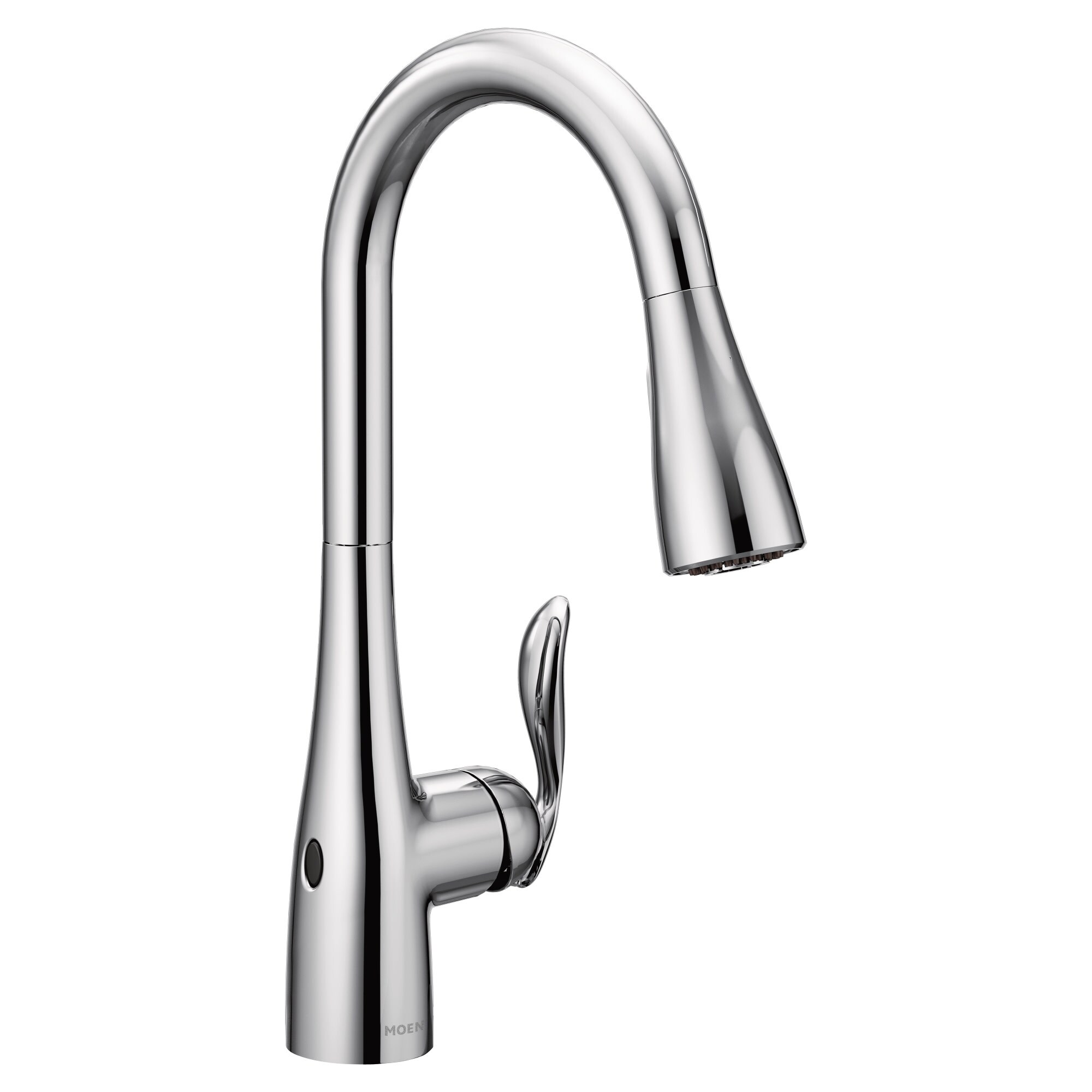Shop Moen 7594ew Arbor Pull Down High Arc Kitchen Faucet With
