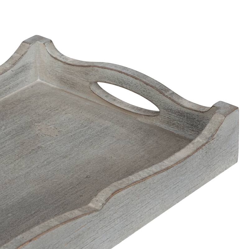 Kate and Laurel Astral Decorative Wood Tray