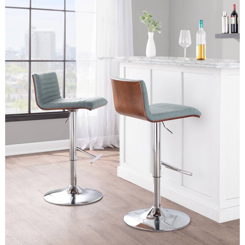 Carson Carrington Tyra Adjustable Bar Stool (Set of 2)