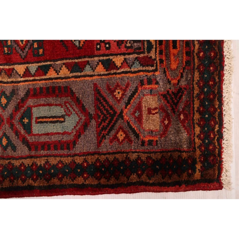 ECARPETGALLERY Hand-knotted Andelz Red Wool Rug - 4'6 x 6'5