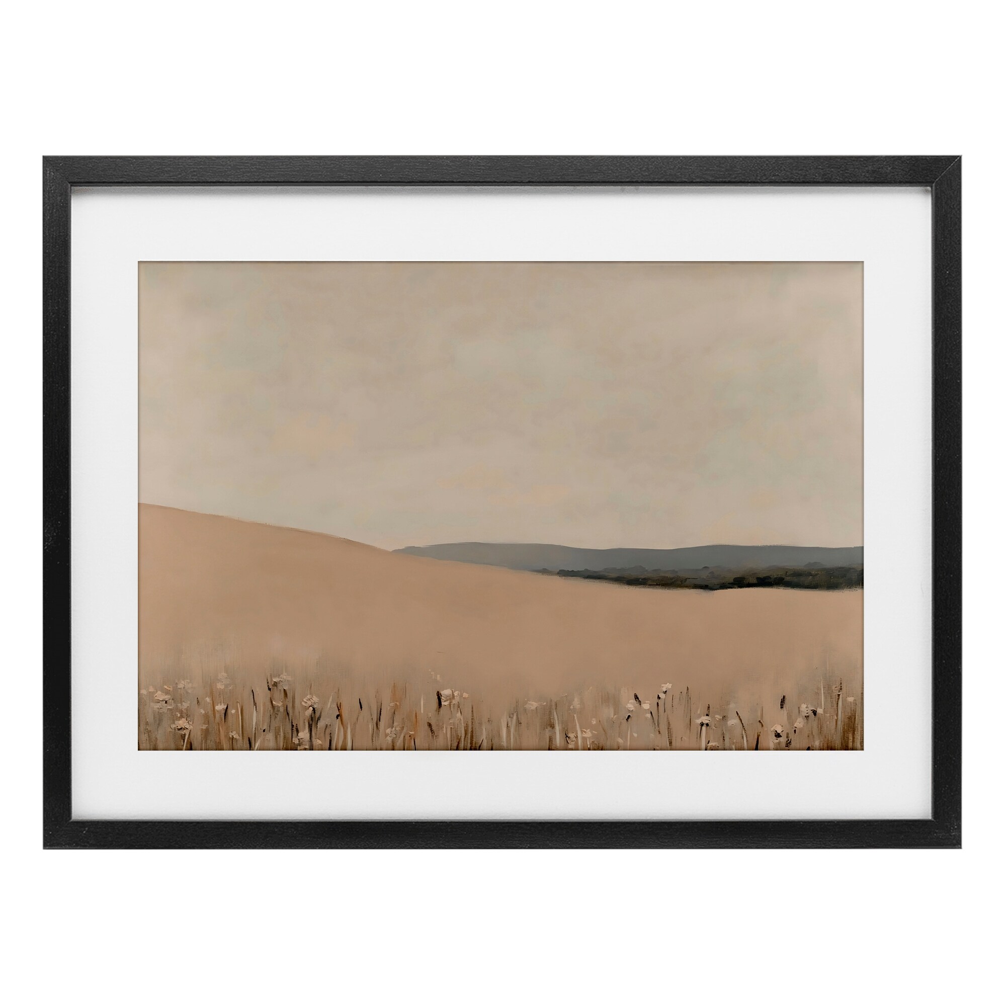 Stupell Valley Path Coastal Landscape Framed Giclee Art Design By Petal Prints Design
