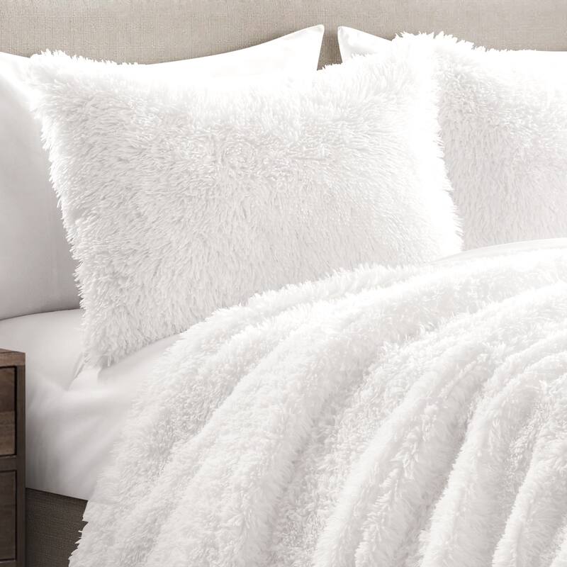 Lush Decor Emma Faux Fur Comforter Set