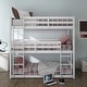 preview thumbnail 7 of 83, Living Essentials by Hillsdale Capri Wood Bunk Bed Triple Bunk - White