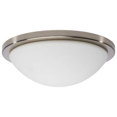 Nuvo Lighting 62/1843 Button 14" Wide 1 Light LED Flush Mount Bowl