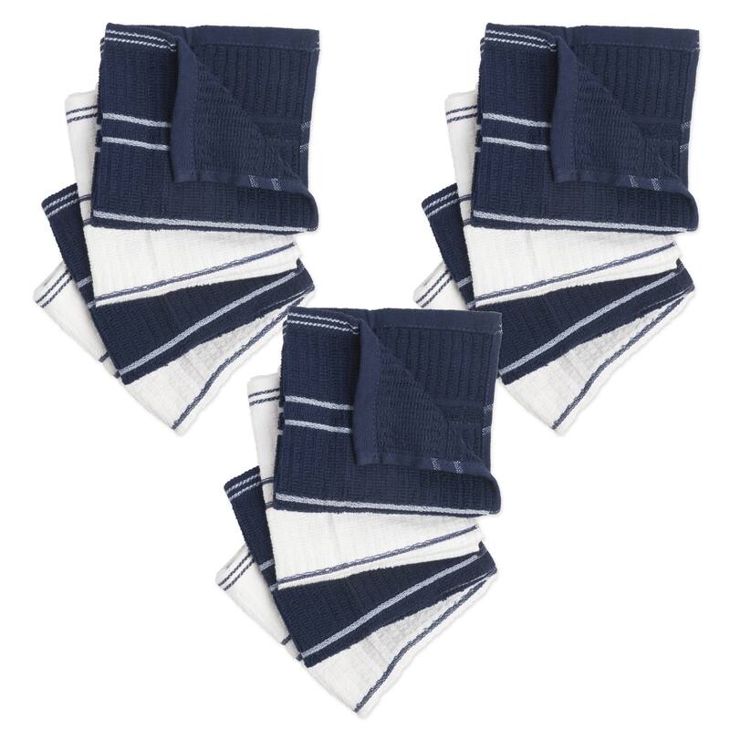 J&M Ribbed Terry Dishcloth (Set of 12)
