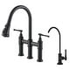 preview thumbnail 68 of 66, Kraus Allyn Traditional 3-Function Bridge Pulldown Kitchen Faucet