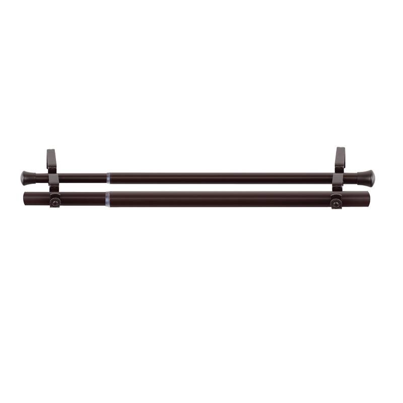 InStyleDesign 1 inch dia. Double Rod Extender - 48 to 84 inches - Bronze