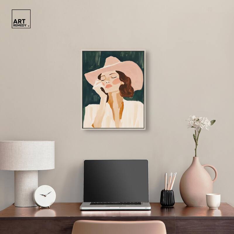 Sun Hat Canvas by Art Remedy
