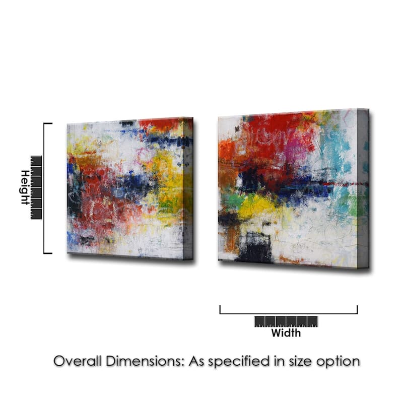 'Rejuventated I/II' 2 Pc Wrapped Canvas Wall Art Set by Norman Wyatt Jr.