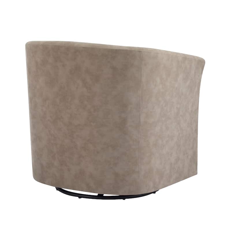 Daymian Swivel Club Chair by Christopher Knight Home