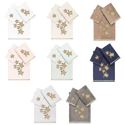 Authentic Hotel and Spa Turkish Cotton Tortuga 3PC Towel Set