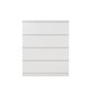 preview thumbnail 10 of 20, 4-Drawer Vanity Desk, Handleless Design, Suitable for Bedroom and Living Room