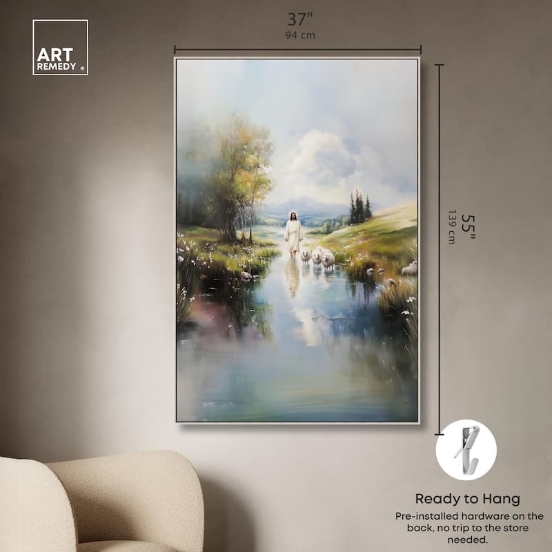 Caretaker's Calm Crossing II Canvas by Art Remedy