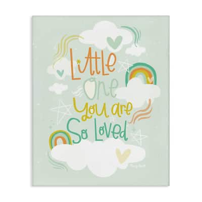 Stupell Little One You Are Loved Canvas Wall Art Design By Mandy Ford Art + Illustration