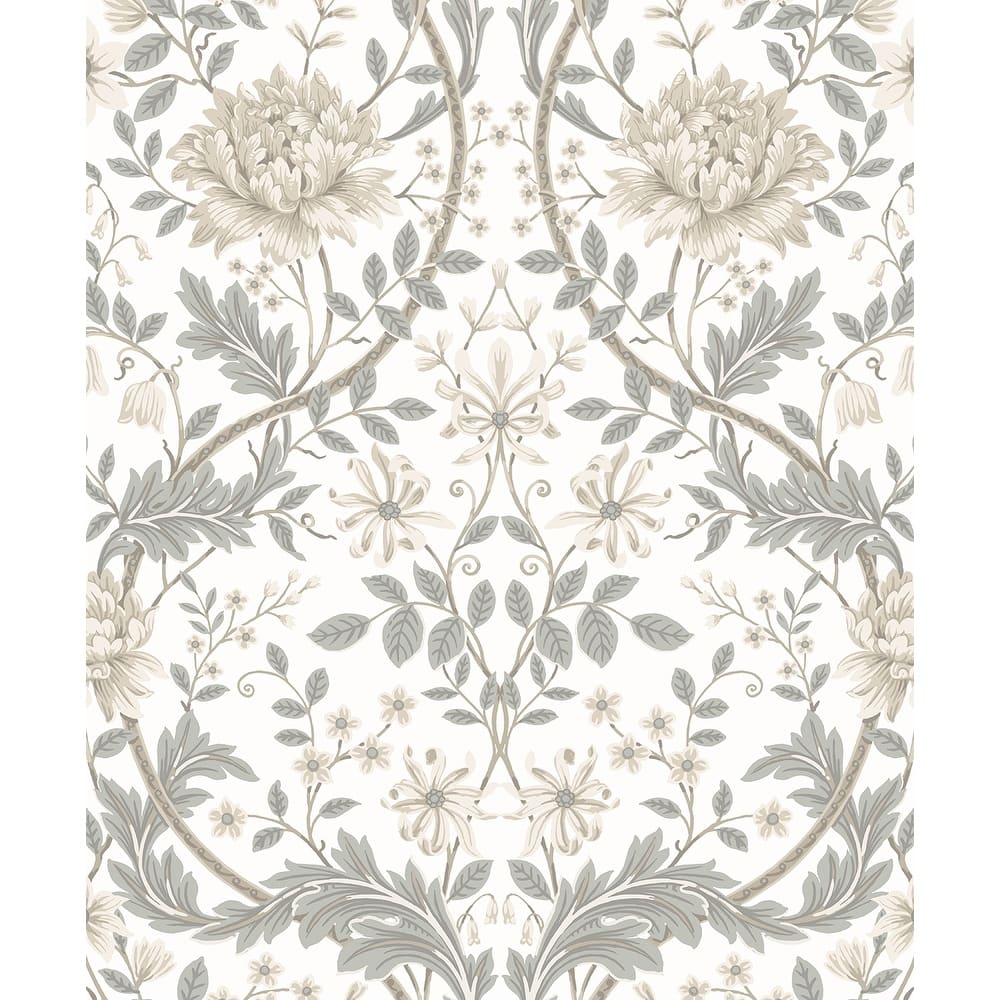 NextWall Honeysuckle Trail Peel and Stick Wallpaper