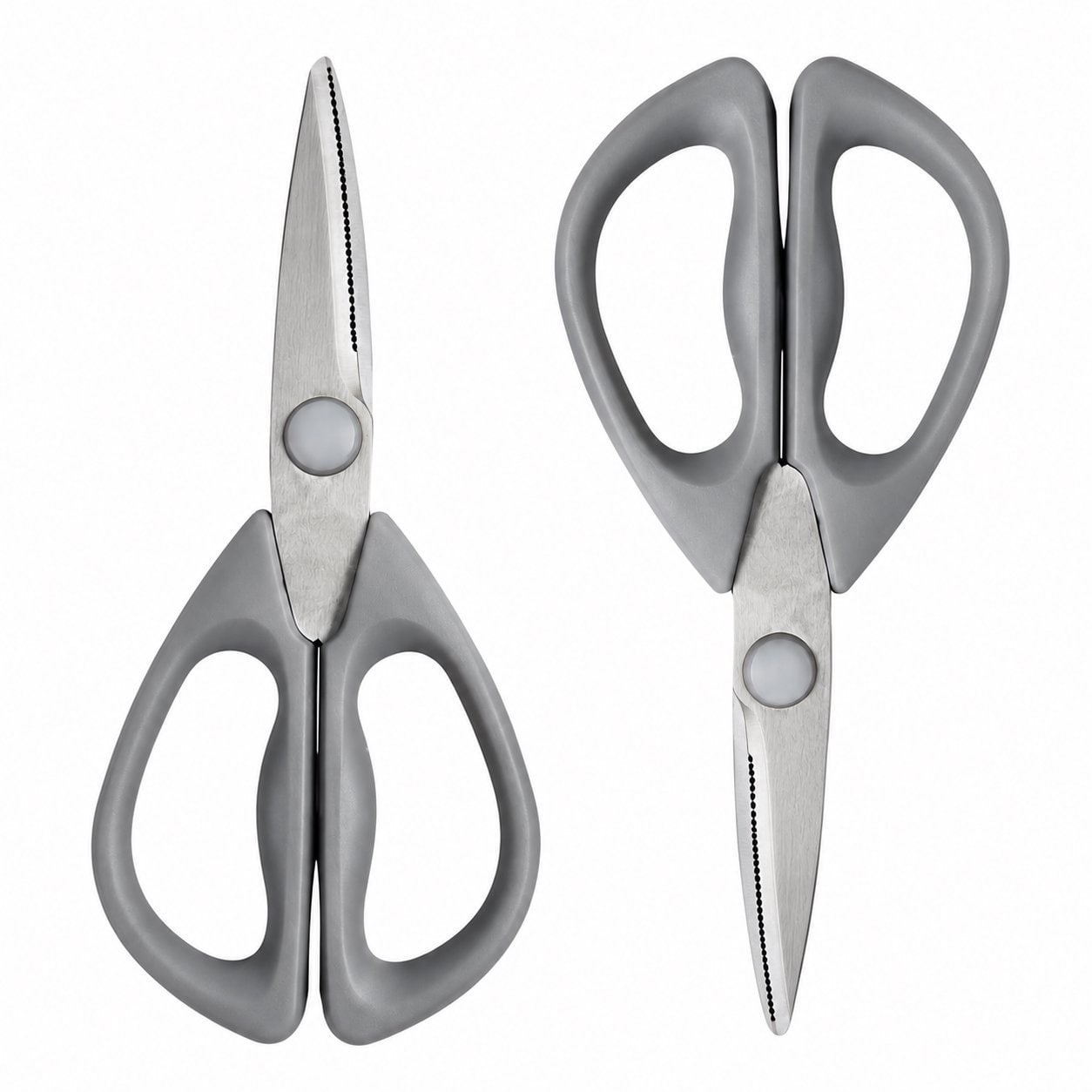 Handy Housewares 2-Piece Stainless Steel Blade Kitchen Shears Set