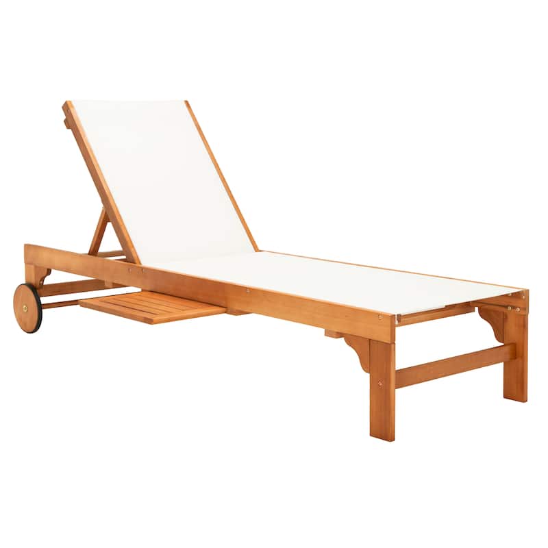 SAFAVIEH Outdoor Liubomira Sunlounger - 25Wx81Dx39H