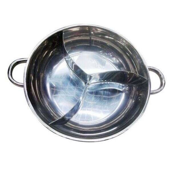 Stainless Steel Fondue Pot Duck Pot With A Lid Shamisen Lamb 3 Three