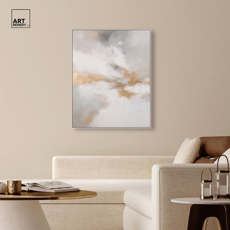 Fleeting Gold I Canvas by Art Remedy