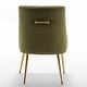 preview thumbnail 69 of 106, SEYNAR Modern Dining Chairs Set of 6, Velvet Accent Chair Tufted Back Armless Chair with Back Pull