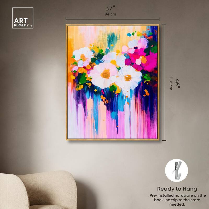 Contrast of Purity I Canvas by Art Remedy