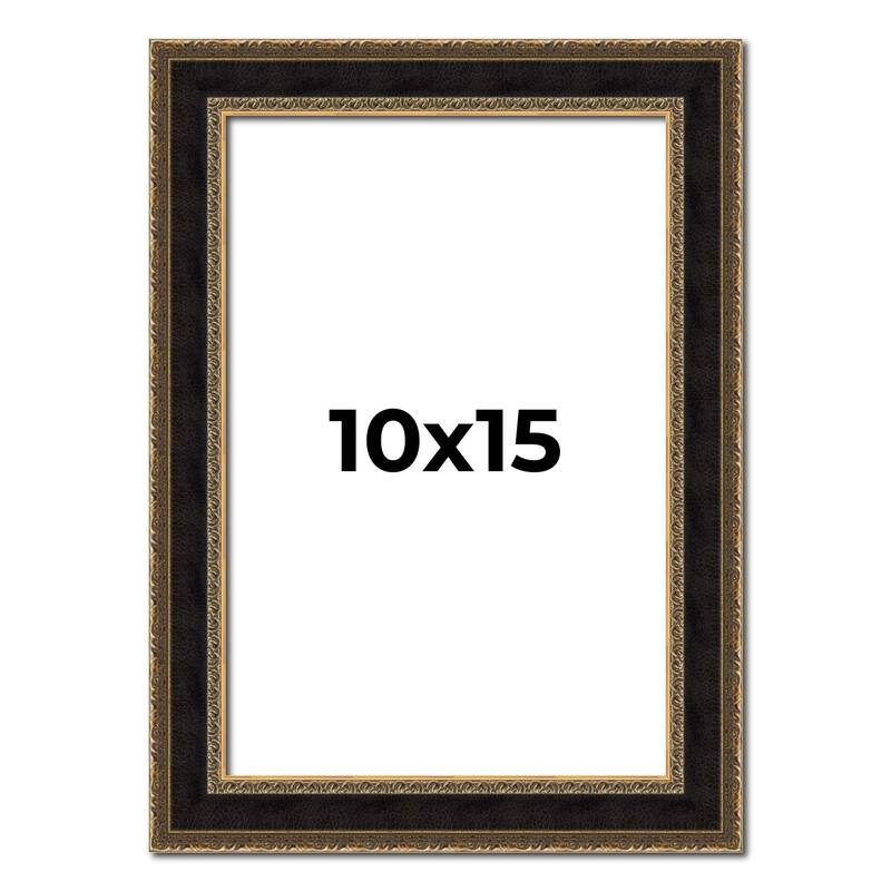 10x15 Frame Gold Antique Vintage Sold Wood Picture Frame | 1.75 Inch