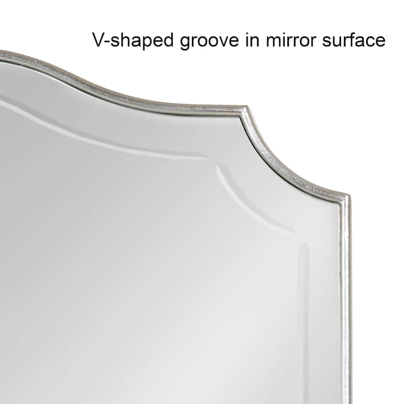 Kate and Laurel Hollyn Decorative Framed Wall Mirror