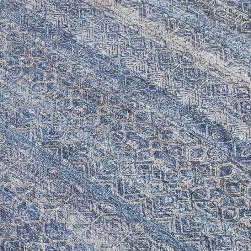 HomeRoots Striped Transitional Rectangle Outdoor Rug