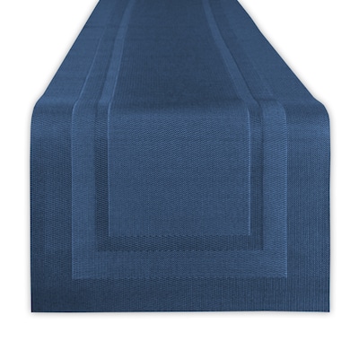 Design Imports PVC Doubleframe Table Runner (0.25 inches high x 14 inches wide x 72 inches deep) - 72"x14"