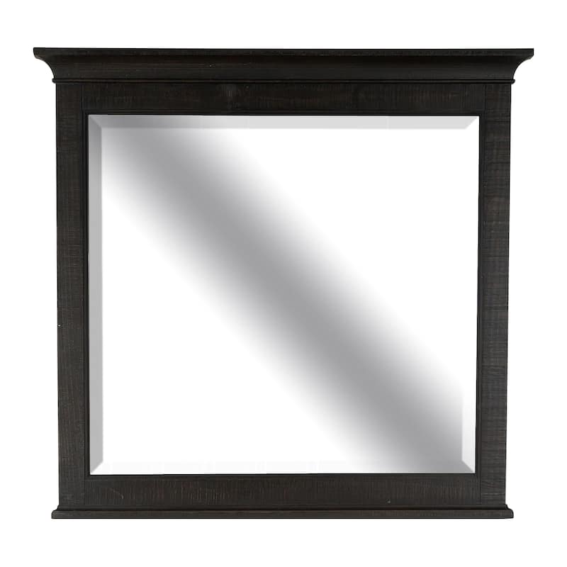 Magnussen Home Westley Falls Graphite Drawer Dresser with Landscape Mirror