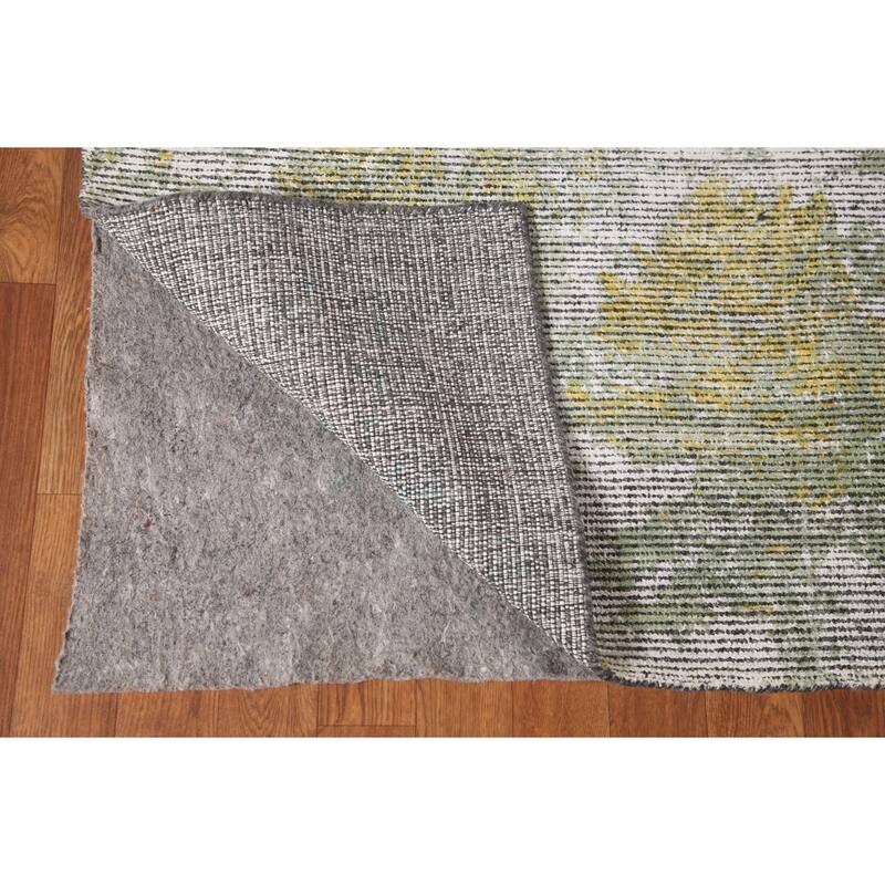 Modern Abstract Area Rug Handmade Wool Carpet - 6'4" x 9'8"