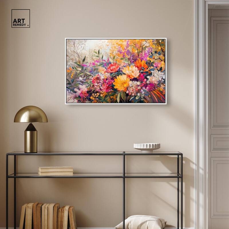 Amber Auras Canvas by Art Remedy
