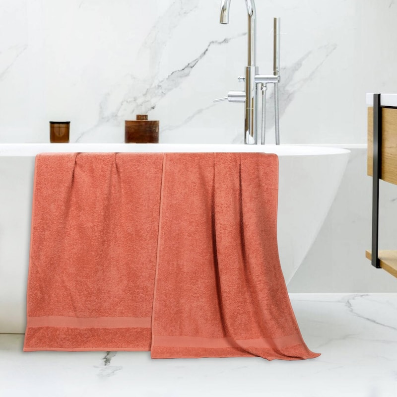 Superior Franklin Cotton Lightweight Bath Sheet Set of 2