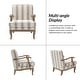 preview thumbnail 21 of 28, Rinaldo Farmhouse Upholstered Armchair with Solid Wood Legs by HULALA HOME