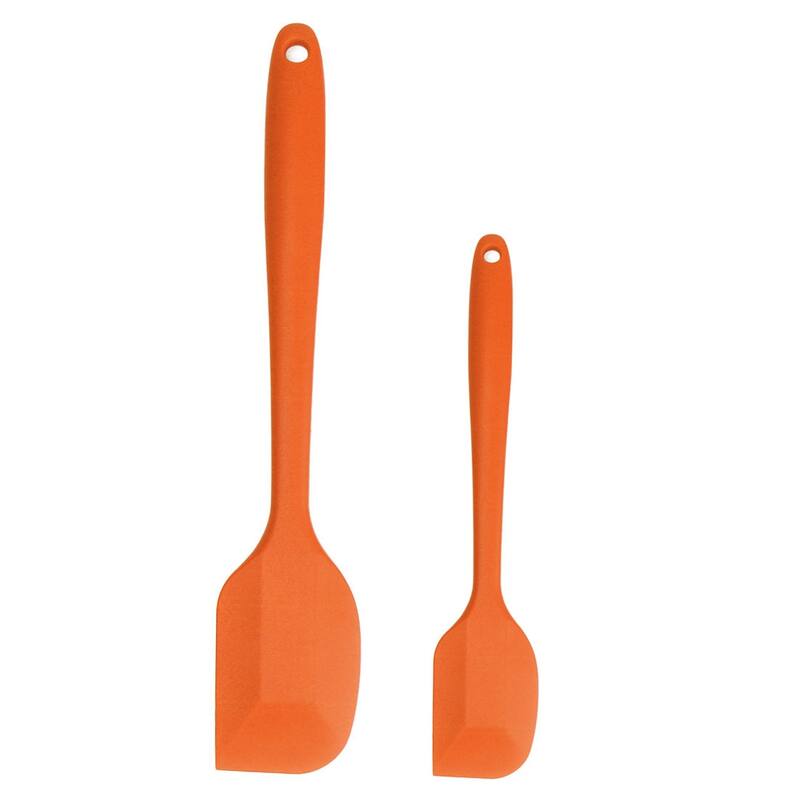 Silicone Non Stick Spatula Set 2 Pcs Heat Resistant Turner