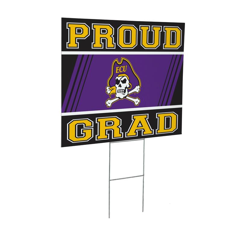 East Carolina University 24" x 18" Graduation Coroplast Outdoor Yard Sign