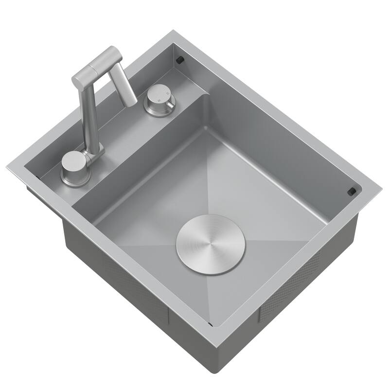 RV Sink with faucet and foldable tap