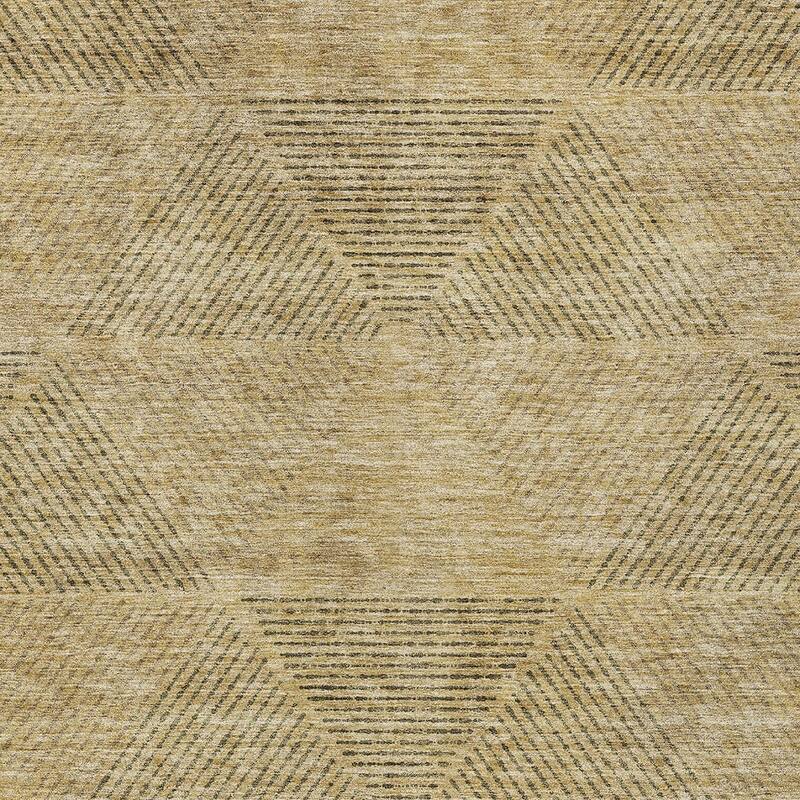 HomeRoots Geometric Transitional Rectangle Outdoor Rug