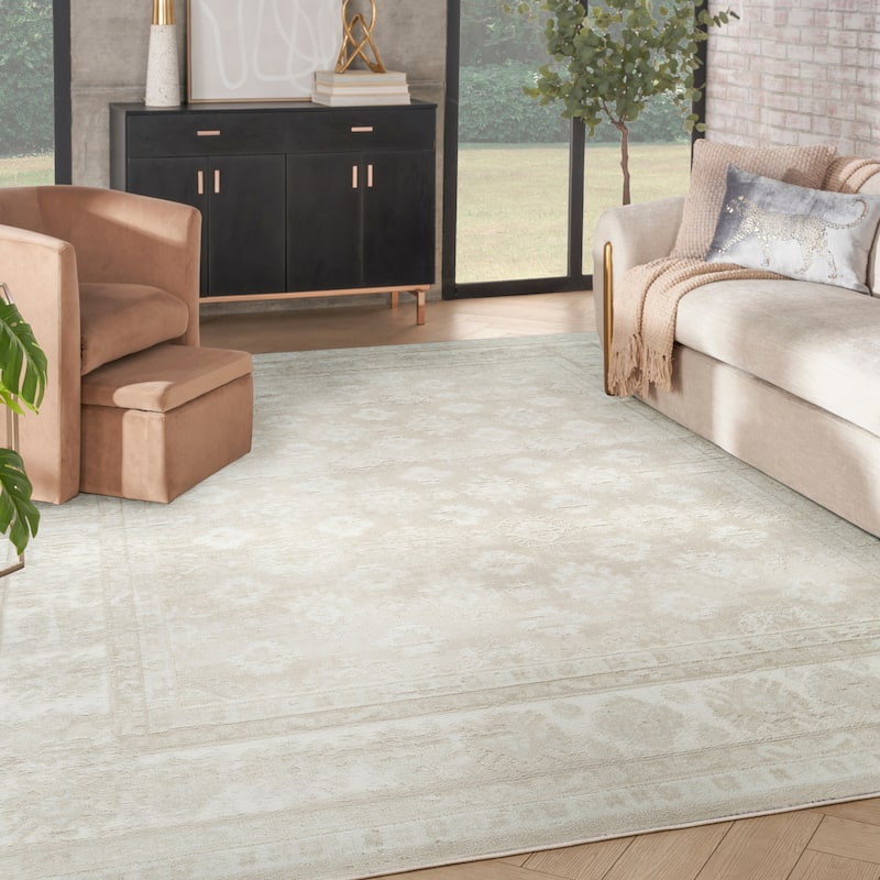 Nourison Dekor Indoor only Persian Area Rug - Ivory/Beige - 7'10" x 9'10"
