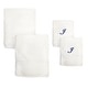 preview thumbnail 16 of 26, Sweet Kids 2-piece White Turkish Cotton Bath and Hand Towel Set with Royal Blue Monogrammed Initial I - White