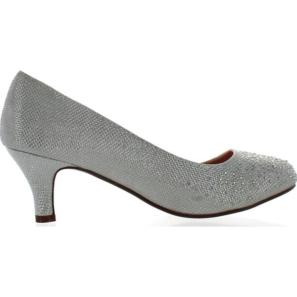 glitter slip on pumps