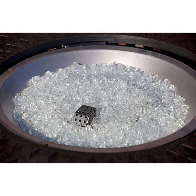 Crystal Clear Reflective Fire Glass